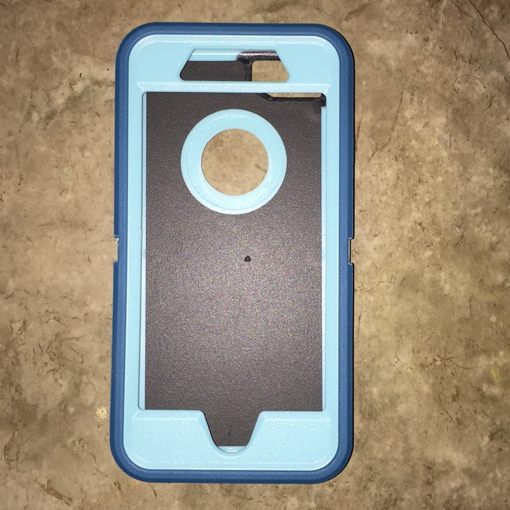 Blue and teal protective iPhone 6/7 case